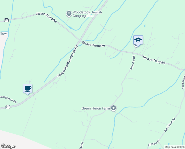map of restaurants, bars, coffee shops, grocery stores, and more near 1671 Highway 212 in Saugerties