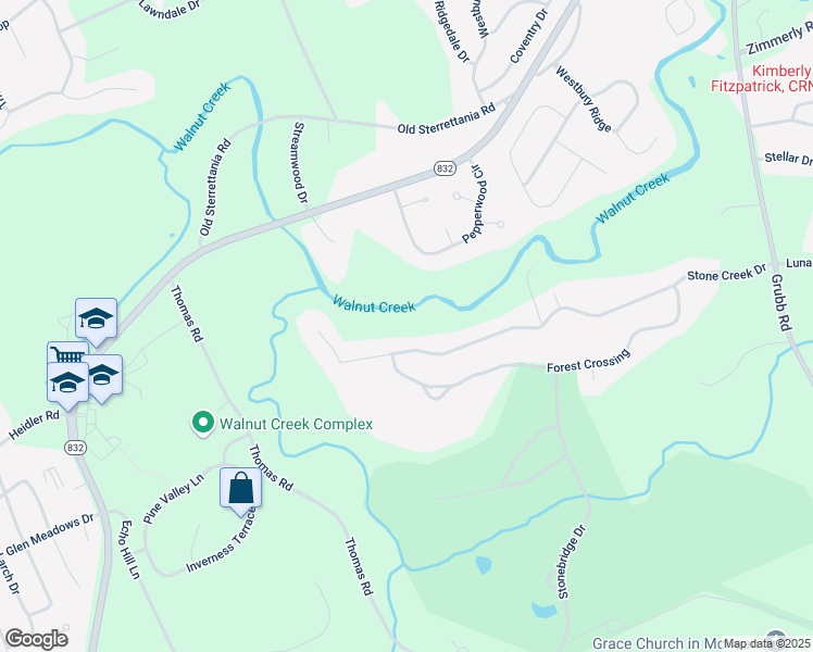 map of restaurants, bars, coffee shops, grocery stores, and more near 4416 Stone Creek Drive in Erie