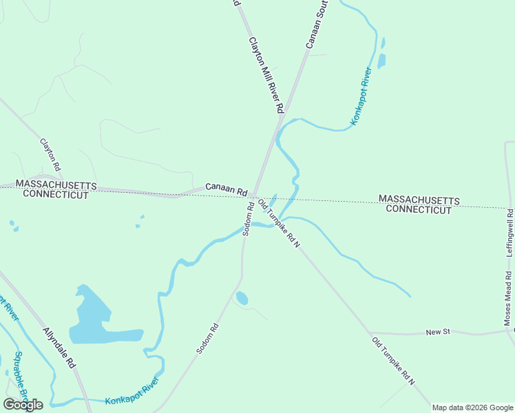 map of restaurants, bars, coffee shops, grocery stores, and more near 54 Sodom Road in Canaan