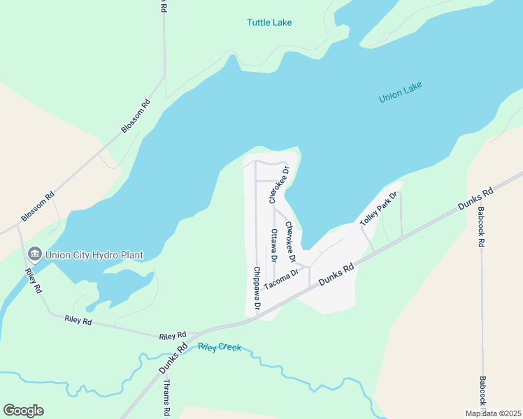 map of restaurants, bars, coffee shops, grocery stores, and more near 1255 Cherokee Drive in Union City