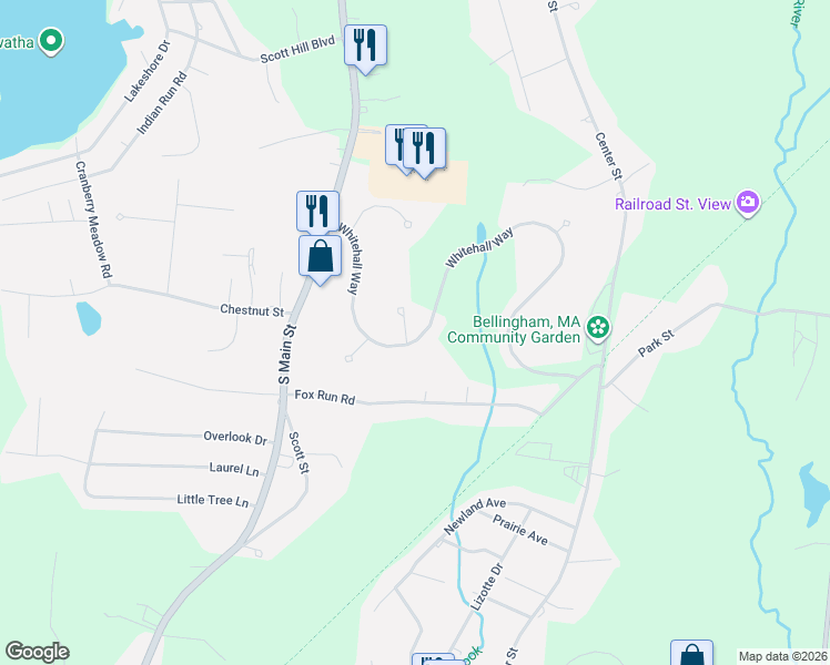 map of restaurants, bars, coffee shops, grocery stores, and more near 10 Oxford Court in Bellingham