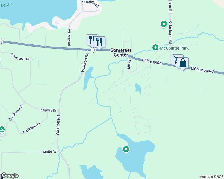 map of restaurants, bars, coffee shops, grocery stores, and more near 11740 Sheffield Court in Somerset Center