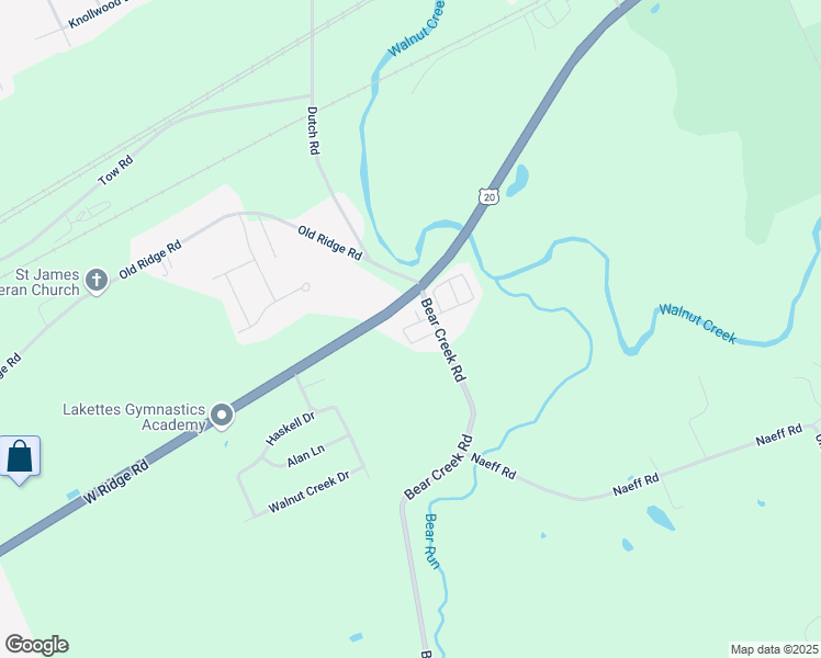 map of restaurants, bars, coffee shops, grocery stores, and more near 6621 W Ridge Rd in Fairview