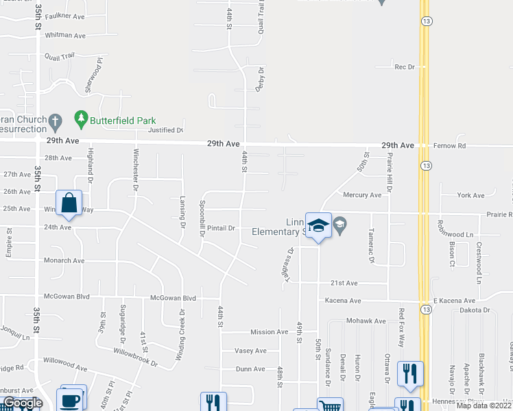 map of restaurants, bars, coffee shops, grocery stores, and more near 4563 Spoonbill Court in Marion