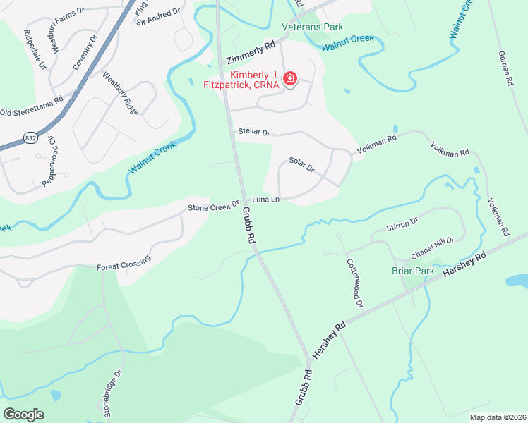 map of restaurants, bars, coffee shops, grocery stores, and more near 5751-5799 Luna Lane in Erie