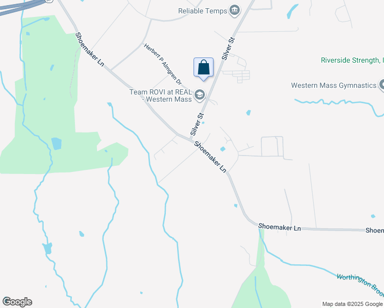 map of restaurants, bars, coffee shops, grocery stores, and more near 12 Losito Lane in Agawam