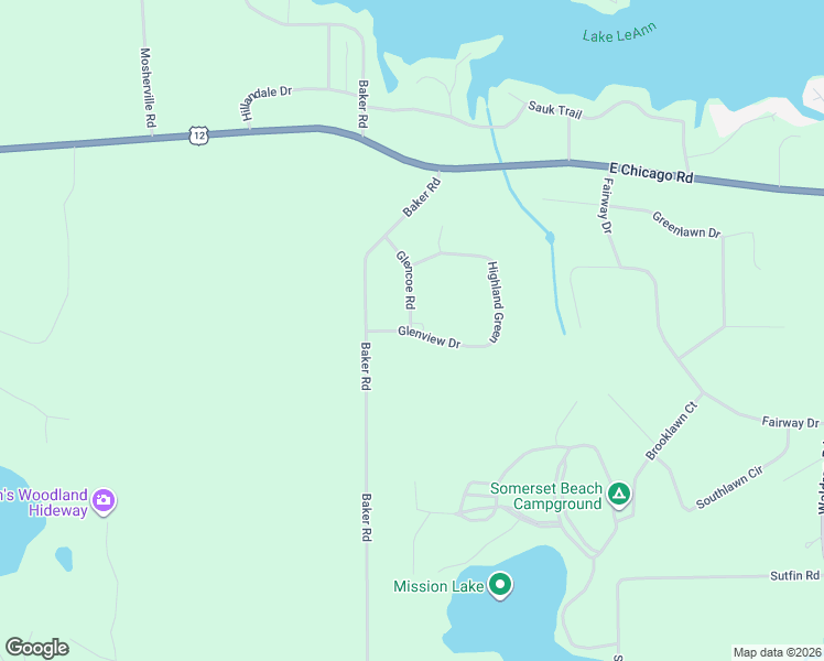 map of restaurants, bars, coffee shops, grocery stores, and more near 11138 Glenview Drive in Jerome
