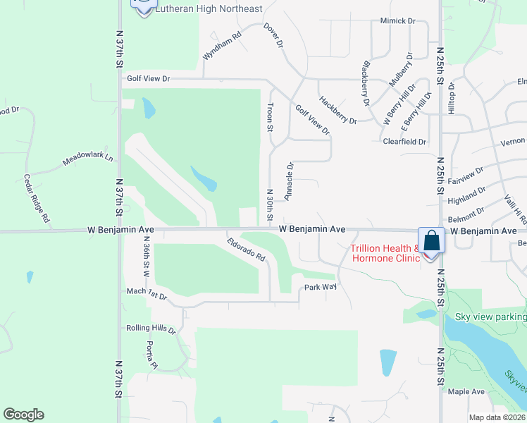 map of restaurants, bars, coffee shops, grocery stores, and more near 1307 North 30th Street in Norfolk
