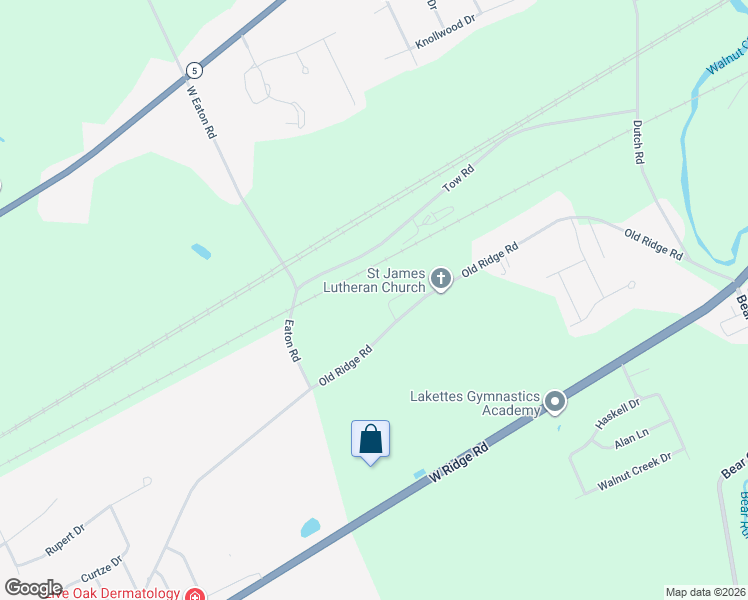 map of restaurants, bars, coffee shops, grocery stores, and more near 6916 Old Ridge Rd in Fairview