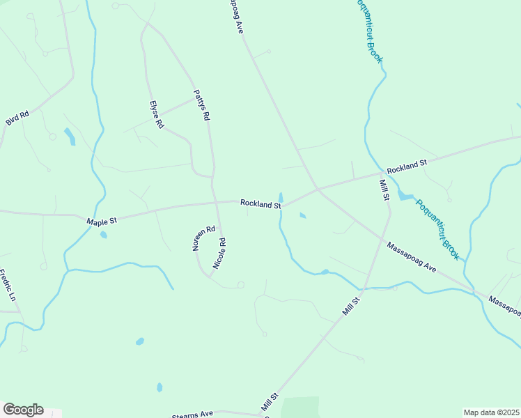 map of restaurants, bars, coffee shops, grocery stores, and more near 194 Rockland Street in Easton