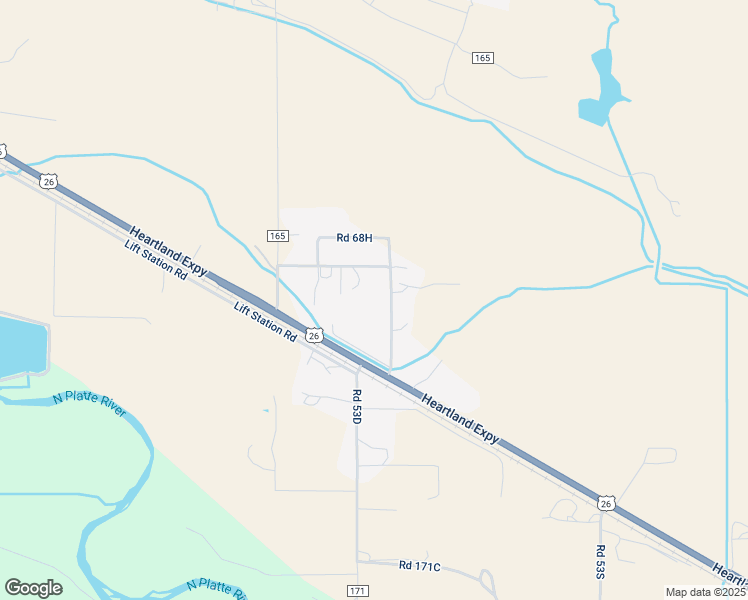 map of restaurants, bars, coffee shops, grocery stores, and more near Road 53G in Torrington