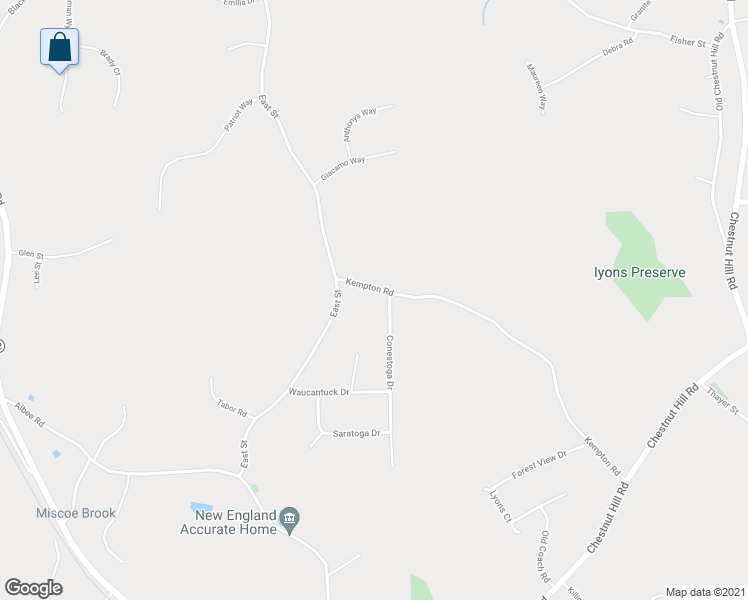 map of restaurants, bars, coffee shops, grocery stores, and more near 25 Kempton Road in Uxbridge