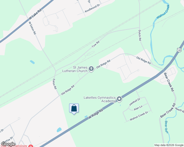 map of restaurants, bars, coffee shops, grocery stores, and more near 6831-6879 Old Ridge Rd in Fairview