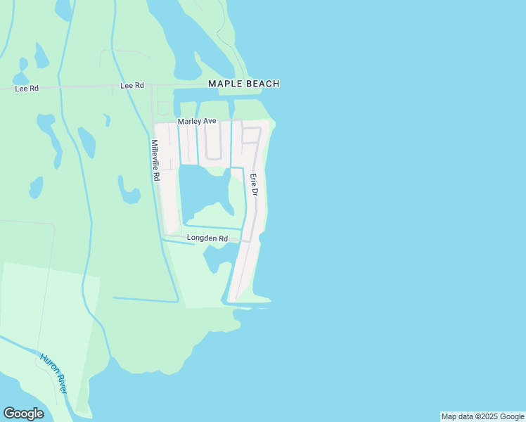 map of restaurants, bars, coffee shops, grocery stores, and more near 35541 Erie Drive in Brownstown Charter Township