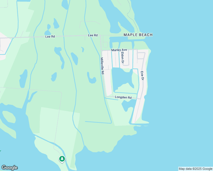 map of restaurants, bars, coffee shops, grocery stores, and more near 35783 Milleville Road in Brownstown Charter Township