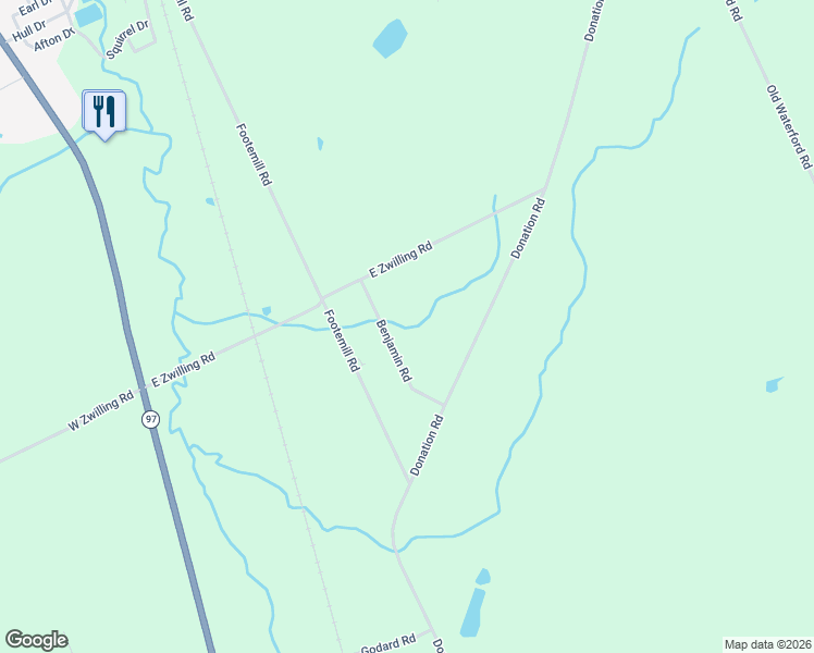 map of restaurants, bars, coffee shops, grocery stores, and more near 9085 Benjamin Rd in Erie