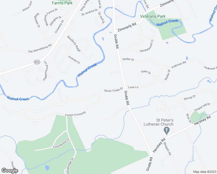 map of restaurants, bars, coffee shops, grocery stores, and more near 4116 Stone Creek Drive in Erie