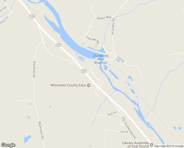 map of restaurants, bars, coffee shops, grocery stores, and more near 196 Southbridge Road in Dudley