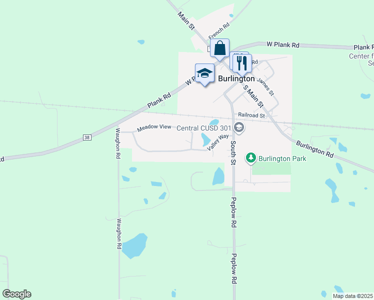 map of restaurants, bars, coffee shops, grocery stores, and more near 499 Valley Way in Hampshire