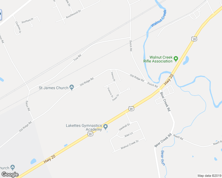 map of restaurants, bars, coffee shops, grocery stores, and more near 3085 Francis Drive in Fairview