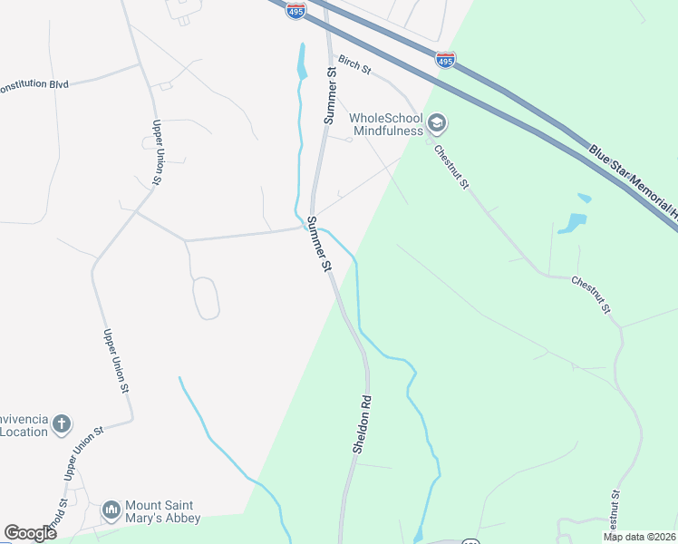 map of restaurants, bars, coffee shops, grocery stores, and more near 862 Summer Street in Franklin
