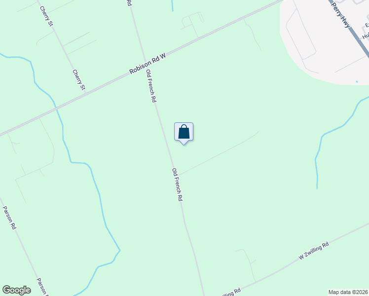 map of restaurants, bars, coffee shops, grocery stores, and more near in Erie