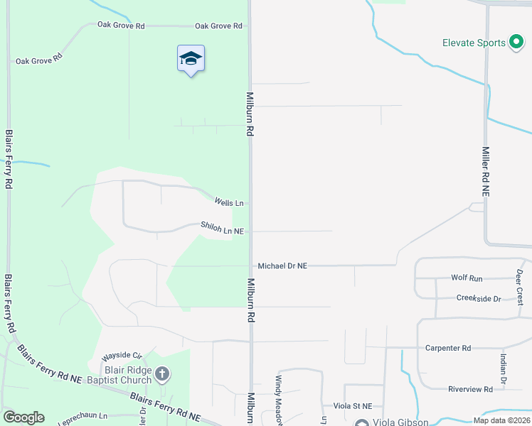 map of restaurants, bars, coffee shops, grocery stores, and more near 7110 Milburn Road in Cedar Rapids