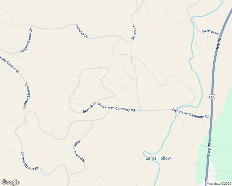 map of restaurants, bars, coffee shops, grocery stores, and more near 22 Yarrow Circle in Fish Haven