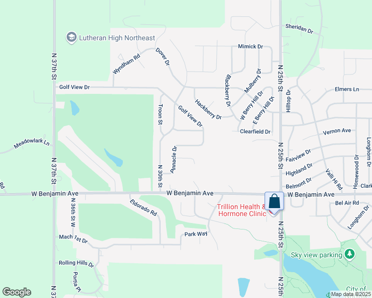 map of restaurants, bars, coffee shops, grocery stores, and more near 2912 Marconnit Circle in Norfolk