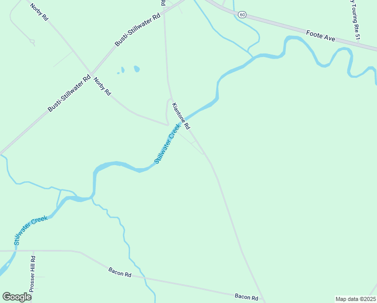 map of restaurants, bars, coffee shops, grocery stores, and more near 1181 Kiantone Drive in Jamestown