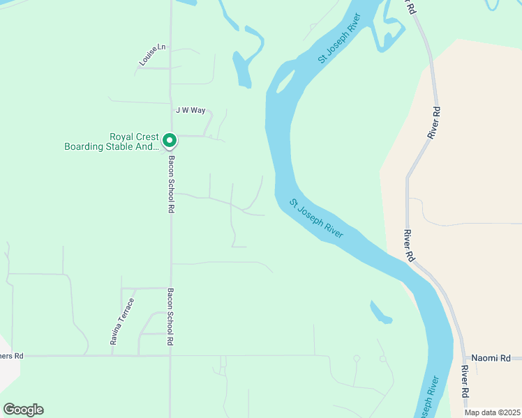 map of restaurants, bars, coffee shops, grocery stores, and more near 1876 Boardwalk in St. Joseph