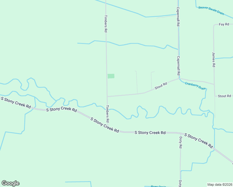 map of restaurants, bars, coffee shops, grocery stores, and more near 7574 Stout Road in Carleton