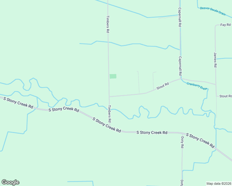 map of restaurants, bars, coffee shops, grocery stores, and more near 7574 Stout Road in Carleton