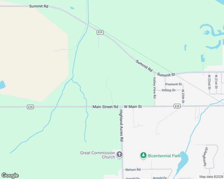 map of restaurants, bars, coffee shops, grocery stores, and more near 2395 Main Street Road in Marshalltown