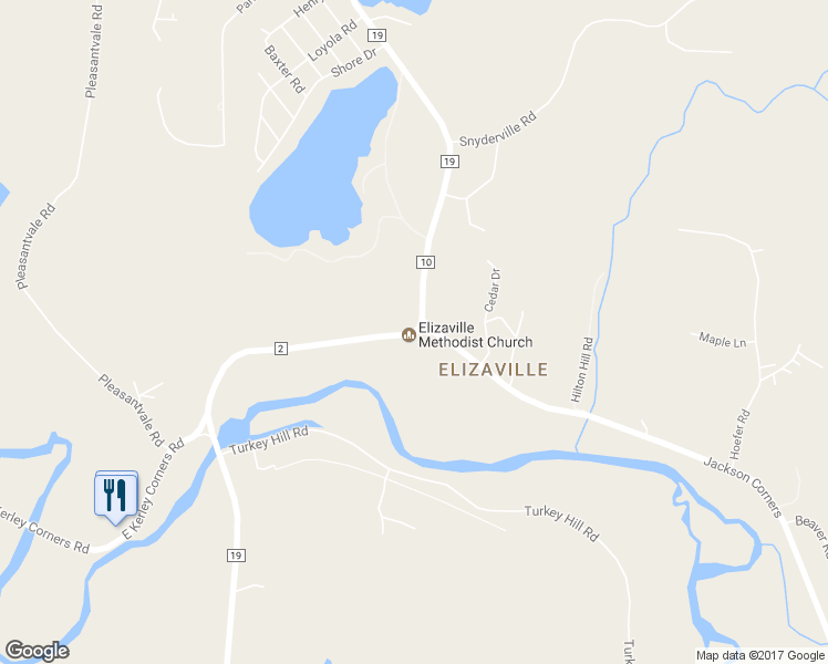 map of restaurants, bars, coffee shops, grocery stores, and more near 2030 County Route 2 in Columbia County