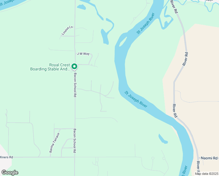 map of restaurants, bars, coffee shops, grocery stores, and more near 1876 Boardwalk in St. Joseph