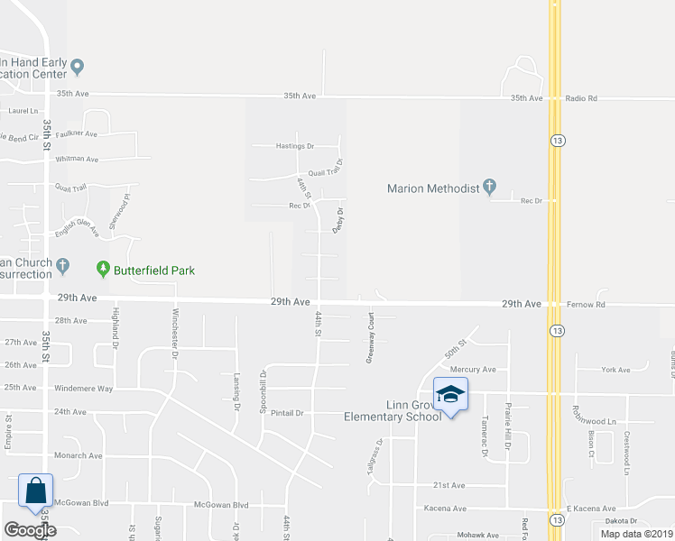 map of restaurants, bars, coffee shops, grocery stores, and more near 4446 Saratoga Court in Marion