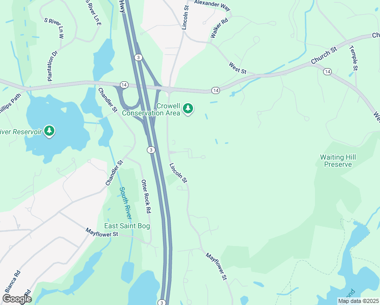 map of restaurants, bars, coffee shops, grocery stores, and more near 1-157 Lincoln Street in Duxbury
