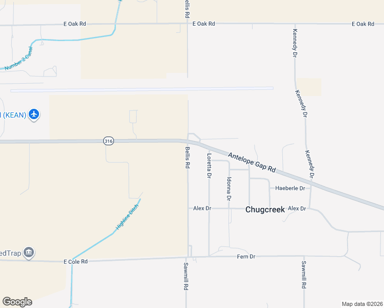map of restaurants, bars, coffee shops, grocery stores, and more near 252-284 Bellis Road in Wheatland