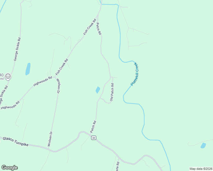 map of restaurants, bars, coffee shops, grocery stores, and more near 135 Patch Road in Saugerties