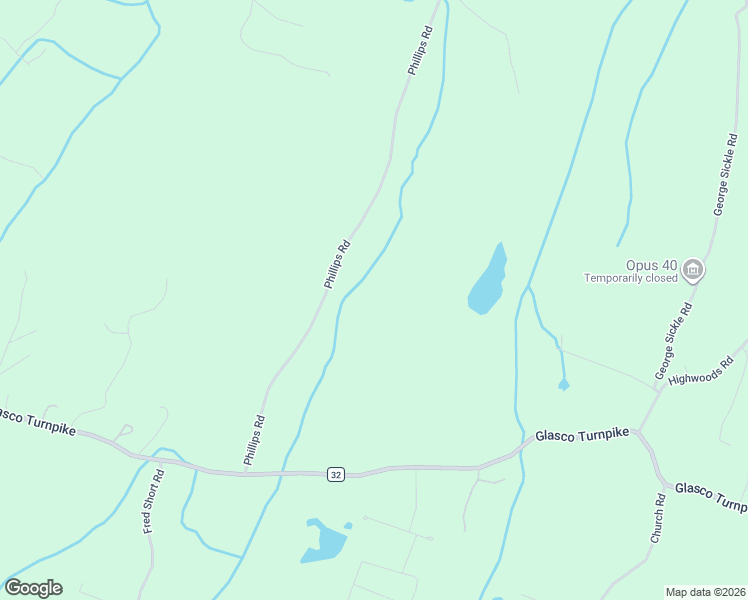 map of restaurants, bars, coffee shops, grocery stores, and more near 287-375 Phillips Road in Saugerties
