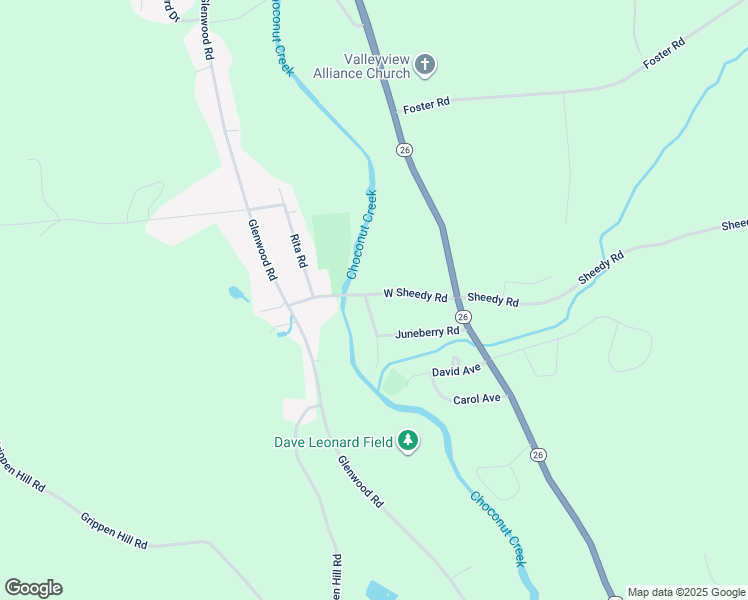 map of restaurants, bars, coffee shops, grocery stores, and more near 152 Juneberry Road in Vestal