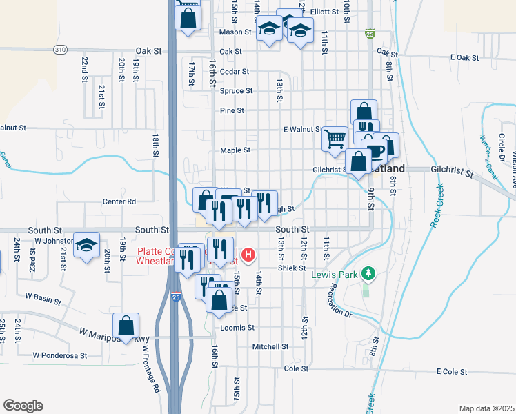 14th Street, Wheatland WY Walk Score