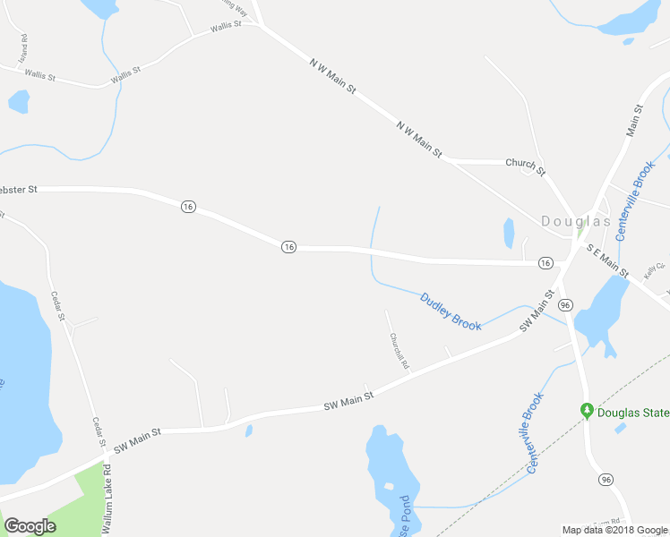 map of restaurants, bars, coffee shops, grocery stores, and more near 60 Webster Street in Douglas