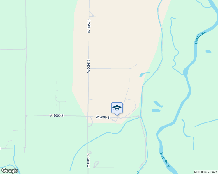 map of restaurants, bars, coffee shops, grocery stores, and more near 2673 South 2400 West in Weston