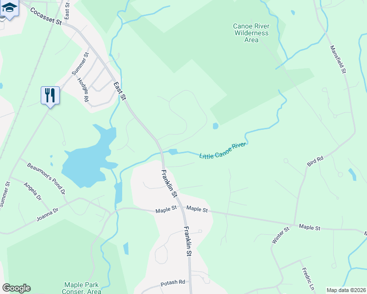 map of restaurants, bars, coffee shops, grocery stores, and more near 3 Windsor Drive in Foxborough