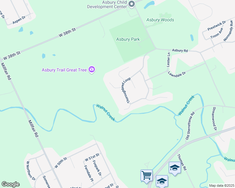 map of restaurants, bars, coffee shops, grocery stores, and more near 4333 Colt Ln in Erie