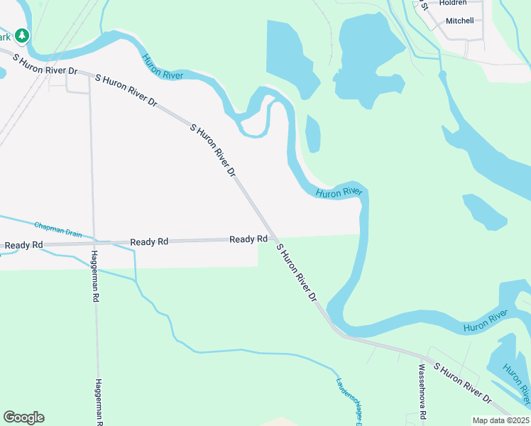 map of restaurants, bars, coffee shops, grocery stores, and more near 7603 South Huron River Drive in Charter Township of Berlin