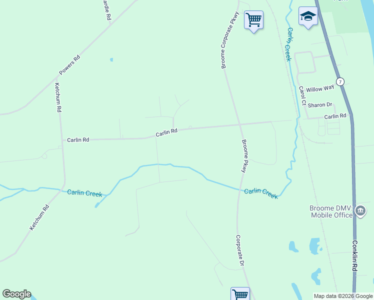 map of restaurants, bars, coffee shops, grocery stores, and more near 112 Carlin Rd in Broome
