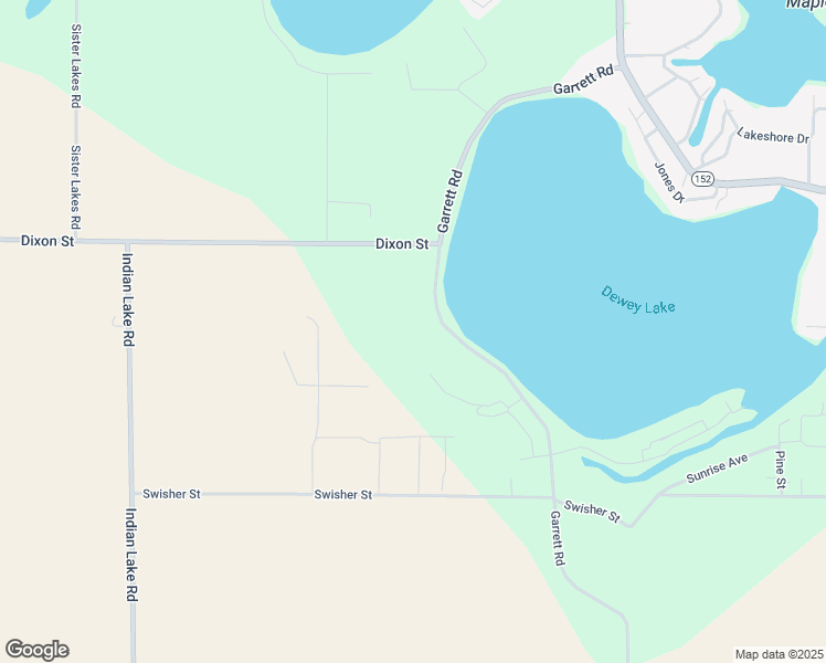 map of restaurants, bars, coffee shops, grocery stores, and more near 51168 Garrett Road in Dowagiac